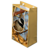 かわいい希望のブラックキャップ《鳥》アメリカゴガラソンバード スモールペーパーバッグ (裏面アングル)