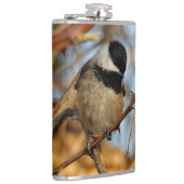 かわいい希望のブラックキャップ《鳥》アメリカゴガラソンバード フラスク (右)