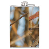 かわいい希望のブラックキャップ《鳥》アメリカゴガラソンバード フラスク (裏面)