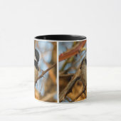 かわいい希望のブラックキャップ《鳥》アメリカゴガラソンバード マグカップ (中央)