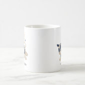 かわいい干支の丑「福」ホワイト コーヒーマグカップ (中央)