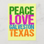 かわいい平和愛ガルベストンテキサス ポストカード (正面)