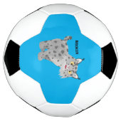 かわいい平均bobcat lynx漫画 サッカーボール (回転)