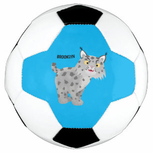 かわいい平均bobcat lynx漫画 サッカーボール
