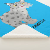 かわいい平均bobcat lynx漫画 シェルパブランケット (3/4)