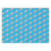 かわいい平均bobcat lynx漫画 テーブルクロス (正面(横))