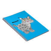 かわいい平均bobcat lynx漫画 ノートブック (右側)