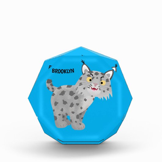 かわいい平均bobcat lynx漫画 フォトブロック (正面)