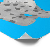 かわいい平均bobcat lynx漫画 ポスター (角)