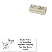 かわいい平均bobcat lynx漫画 ラバースタンプ (押印)