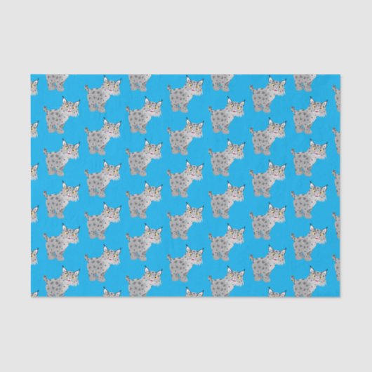 かわいい平均bobcat lynx漫画 薄葉紙 (正面)