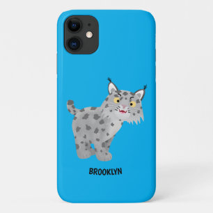 かわいい平均bobcat lynx漫画 iPhone 11 ケース