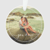 かわいい幸せあなたと私の愛のクラスリーエレガント引用文 オーナメント (正面)