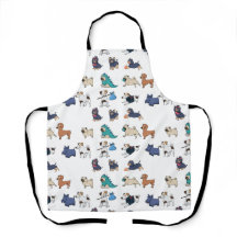 かわいい幸せおもしろい犬ズオールオーバープリント