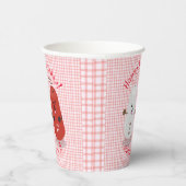 かわいい幸せかわいいの塩とコショウ漫画 紙コップ (右)