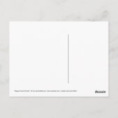 かわいい幸せかわいいトマトサンキューハガキ ポストカード (裏面)