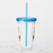 かわいい幸せかわいいハンバーグ アクリルタンブラー (右)