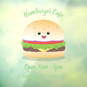 かわいい幸せかわいいハンバーグ ウィンドウサイン (シート3)