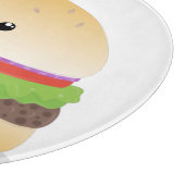 かわいい幸せかわいいハンバーグ カッティングボード (角)