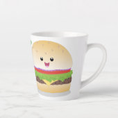 かわいい幸せかわいいハンバーグ カフェラテマグ (右)