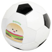 かわいい幸せかわいいハンバーグ サッカーボール (3/4)