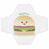 かわいい幸せかわいいハンバーグ サッカーボール (フラット)