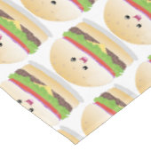 かわいい幸せかわいいハンバーグ テーブルクロス (アングル)