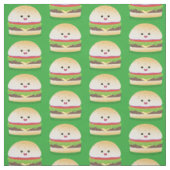 かわいい幸せかわいいハンバーグ ファブリック (見本)