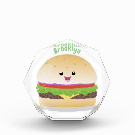 かわいい幸せかわいいハンバーグ フォトブロック (正面)
