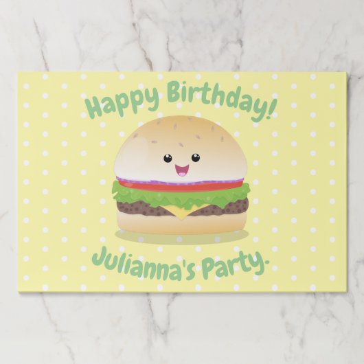 かわいい幸せかわいいハンバーグ ペーパーパッド (正面)