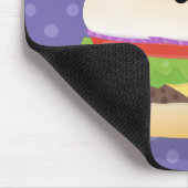 かわいい幸せかわいいハンバーグ マウスパッド (コーナー)