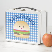 かわいい幸せかわいいハンバーグ メタルランチボックス (インサイチュ)