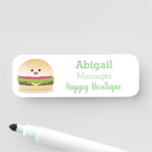 かわいい幸せかわいいハンバーグ 名札 (インサイチュ)