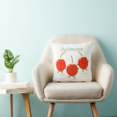 かわいい幸せさくらんぼ漫画イラストレーション クッション (椅子)