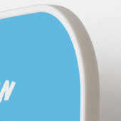 かわいい幸せそうなスイカの漫画 ピックルボールラケット (左詳細)