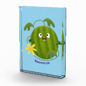 かわいい幸せそうなスイカの漫画 フォトブロック (右)