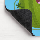 かわいい幸せそうなスイカの漫画 マウスパッド (コーナー)