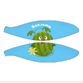 かわいい幸せそうなスイカの漫画 ミニバスケットボール (パネル)