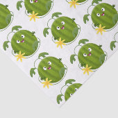 かわいい幸せそうなスイカの漫画 薄葉紙 (詳細)