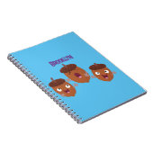 かわいい幸せなどんぐりが歌う子供向けアニメ ノートブック (右側)