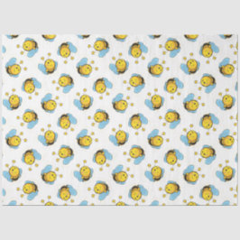 かわいい幸せなのまわりにパターン白 薄葉紙