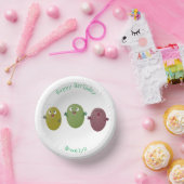 かわいい幸せなオリーブが歌うカートゥーン ペーパーボウル (パーティー)