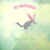 かわいい幸せなオーストラリアのビルビー漫画 ウィンドウサイン (シート3)