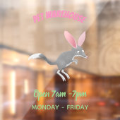 かわいい幸せなオーストラリアのビルビー漫画 ウィンドウサイン (シート2)