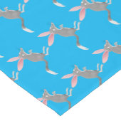 かわいい幸せなオーストラリアのビルビー漫画 ショートテーブルランナー (コーナー)