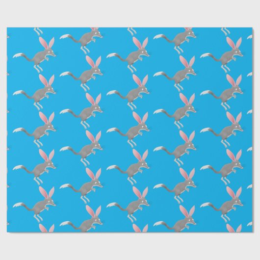 かわいい幸せなオーストラリアのビルビー漫画 ラッピングペーパー (フラット)