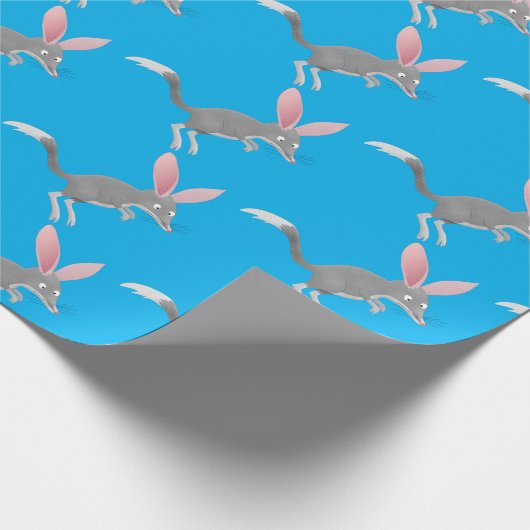 かわいい幸せなオーストラリアのビルビー漫画 ラッピングペーパー (角)