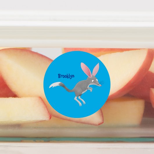 かわいい幸せなオーストラリアのビルビー漫画 ラベル (貼付)