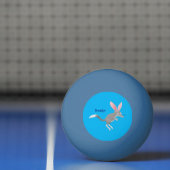 かわいい幸せなオーストラリアのビルビー漫画 卓球ボール (ネット)