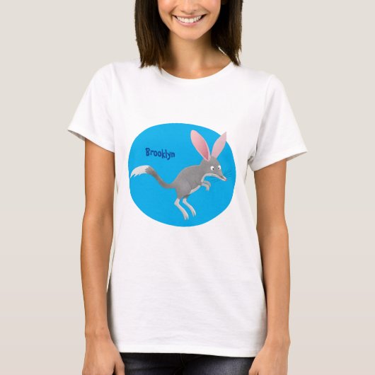 かわいい幸せなオーストラリアのビルビー漫画 Tシャツ (正面)